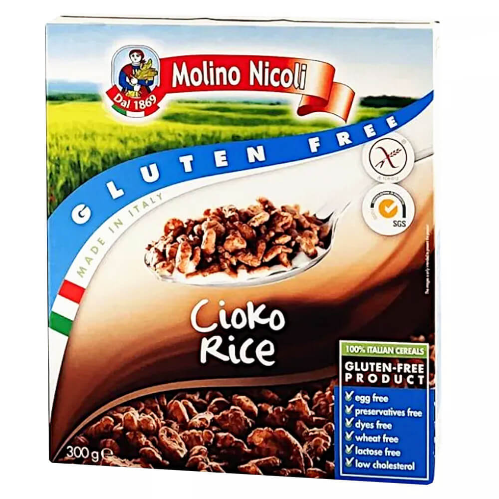 Chips de riz et chocolat, sans gluten 300 g MOLINO