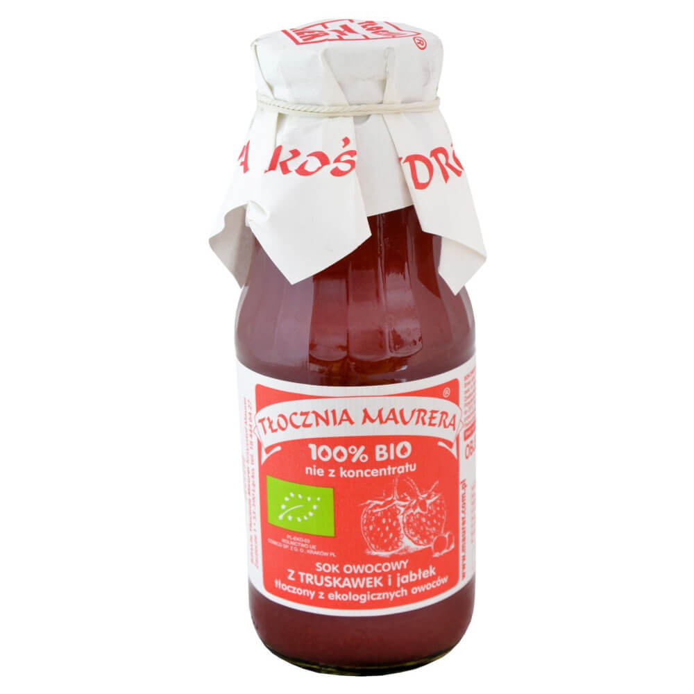 Jus de fraise à la pomme BIO 300 ml - MAURER PRESS