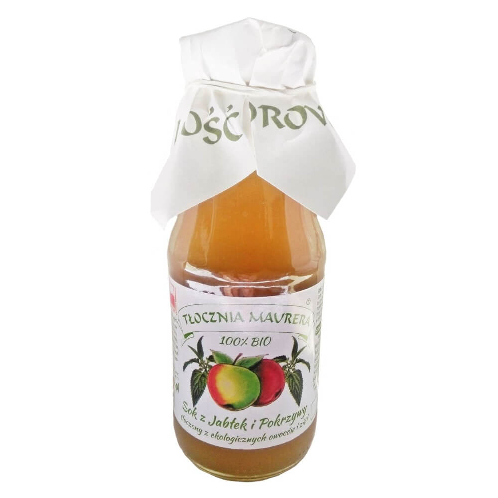 Jus de pomme à l'ortie BIO 300 ml - MAURER PRESS
