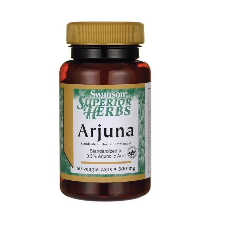Amande arjuna extrait d'écorce d'arjuna 500mg 60 gélules de SWANSON