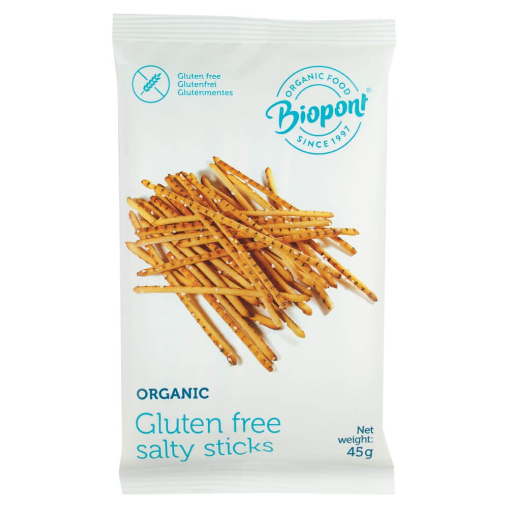 Bâtonnets salés sans gluten BIO 45 g - BIO PONT