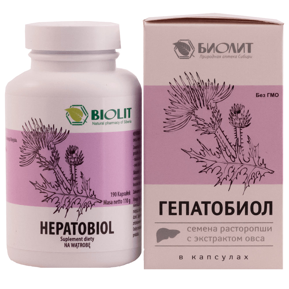 Chardon Marie et extrait d'avoine verte hEPAtobiol 190 gélules bioLIT