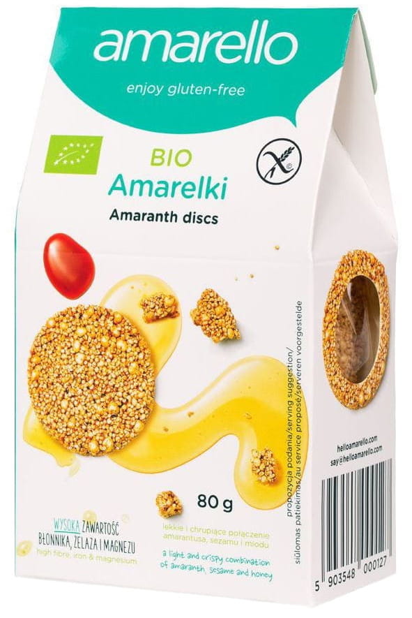 Amarelki BIO sans gluten 80 g - AMARELLO