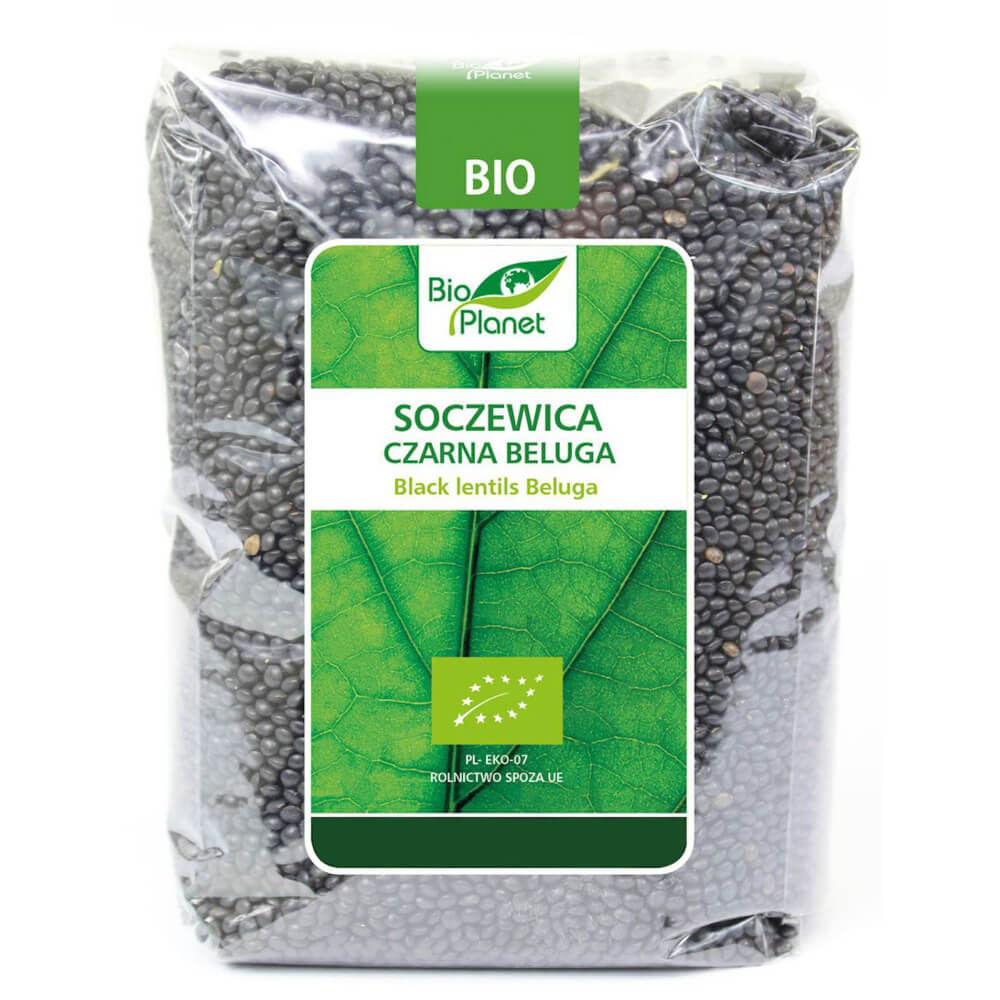 Lentilles noires beluga BIO 1 kg - BIO PLANET