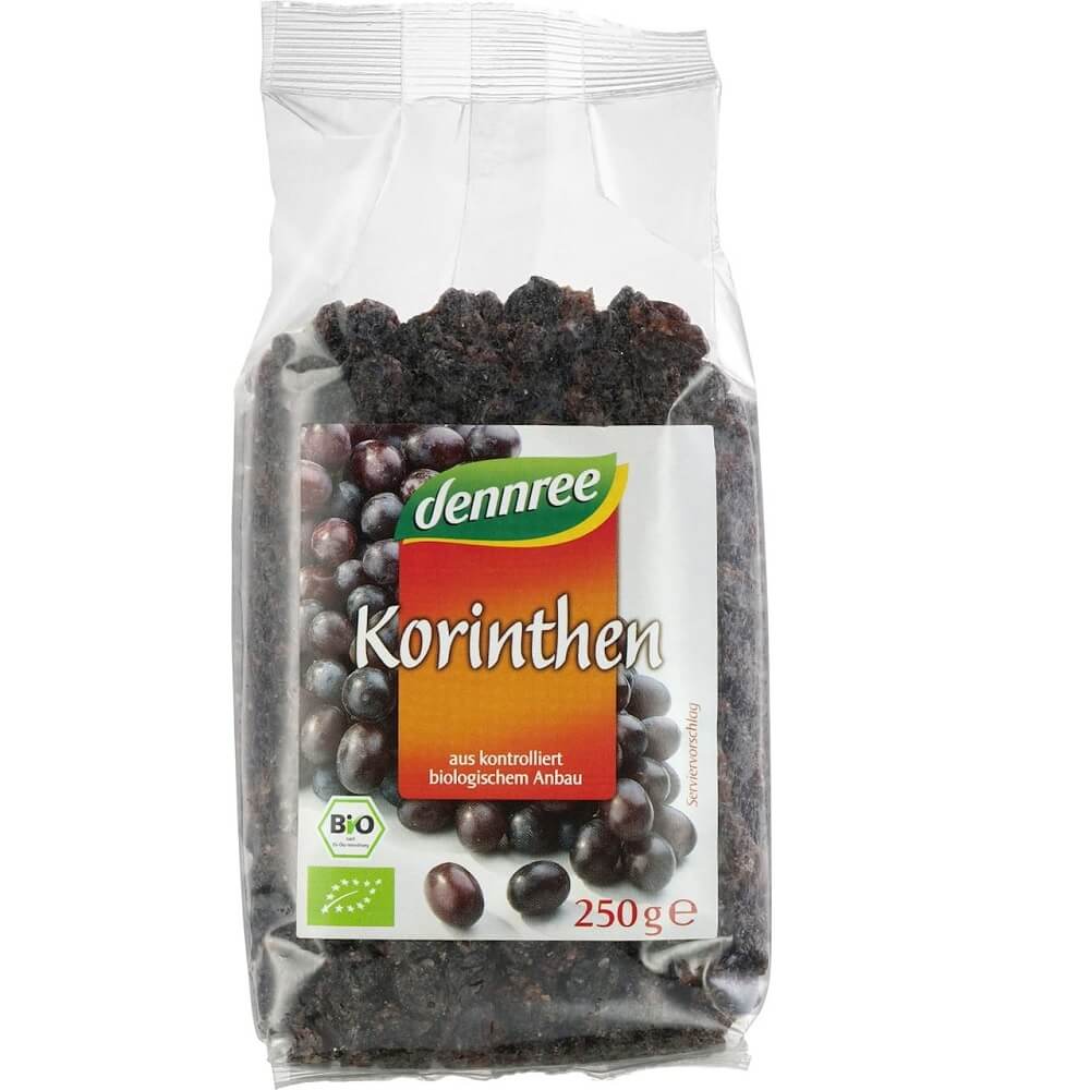 Raisins de cassis BIO 250 g - DENNREE