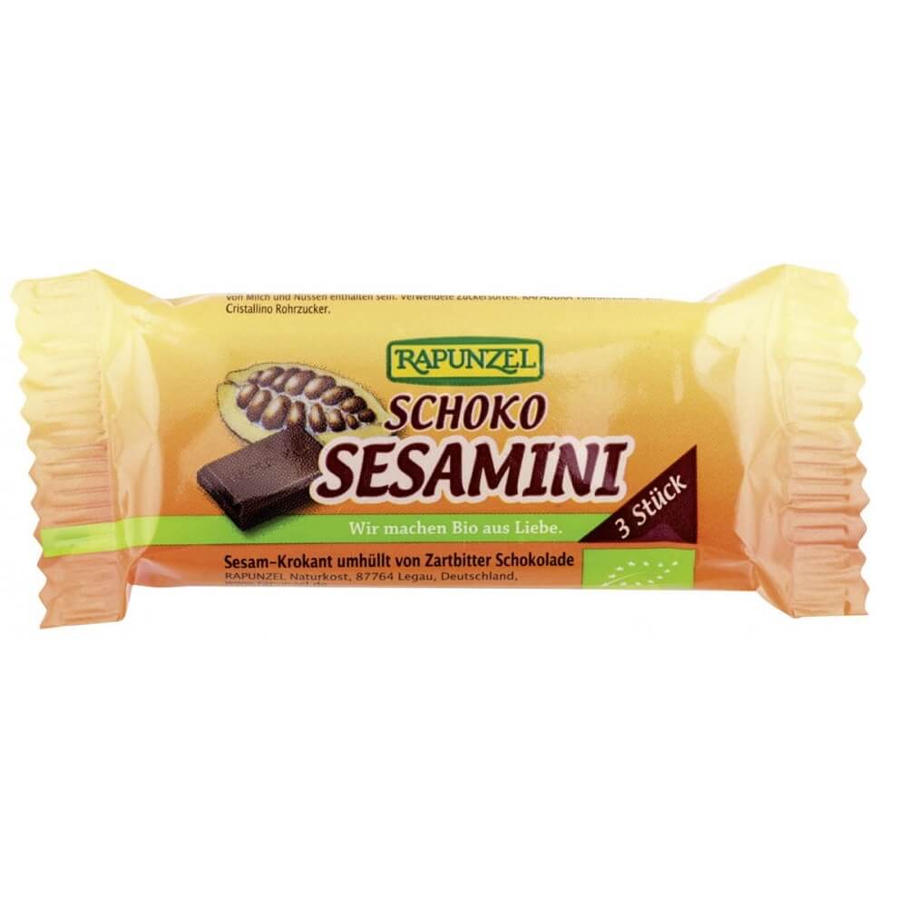 Graines de sésame enrobées de chocolat BIO 27 g - RAIPONCE