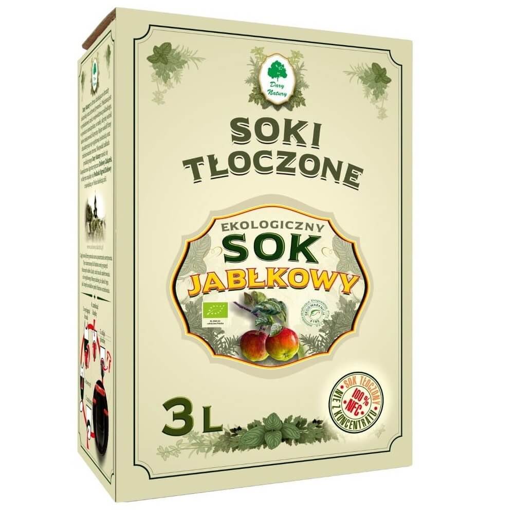 Jus de pomme BIO 3L - CADEAUX DE LA NATURE