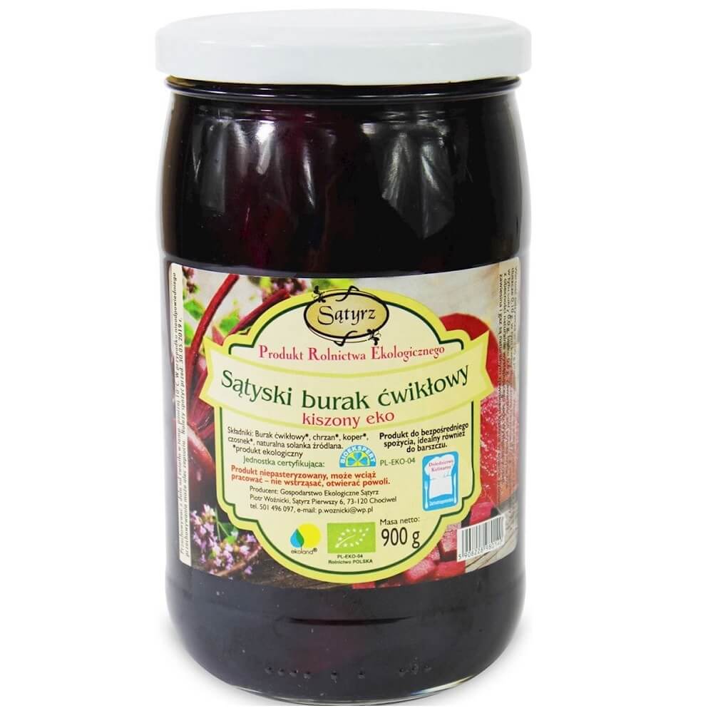 Betterave marinée BIO 900 g SĄTYRZ
