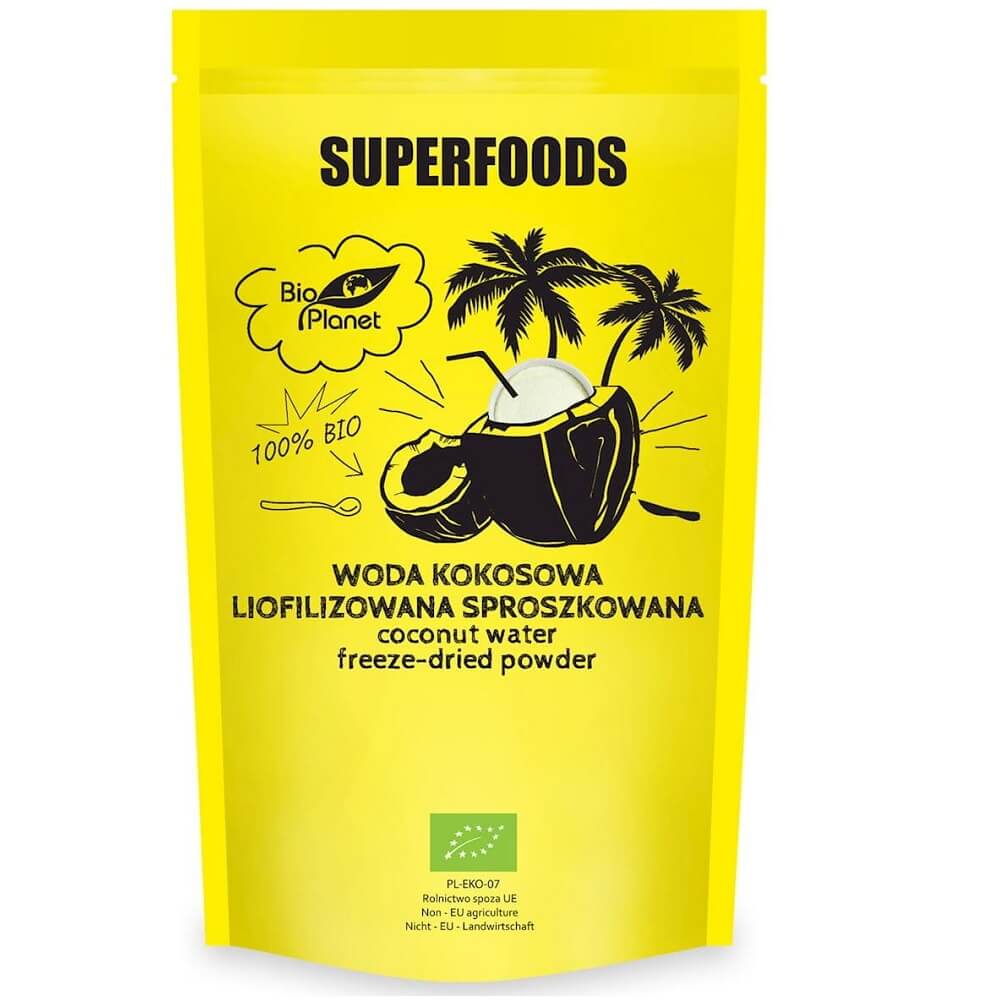 Eau de coco lyophilisée en poudre BIO 150 g - BIO PLANET