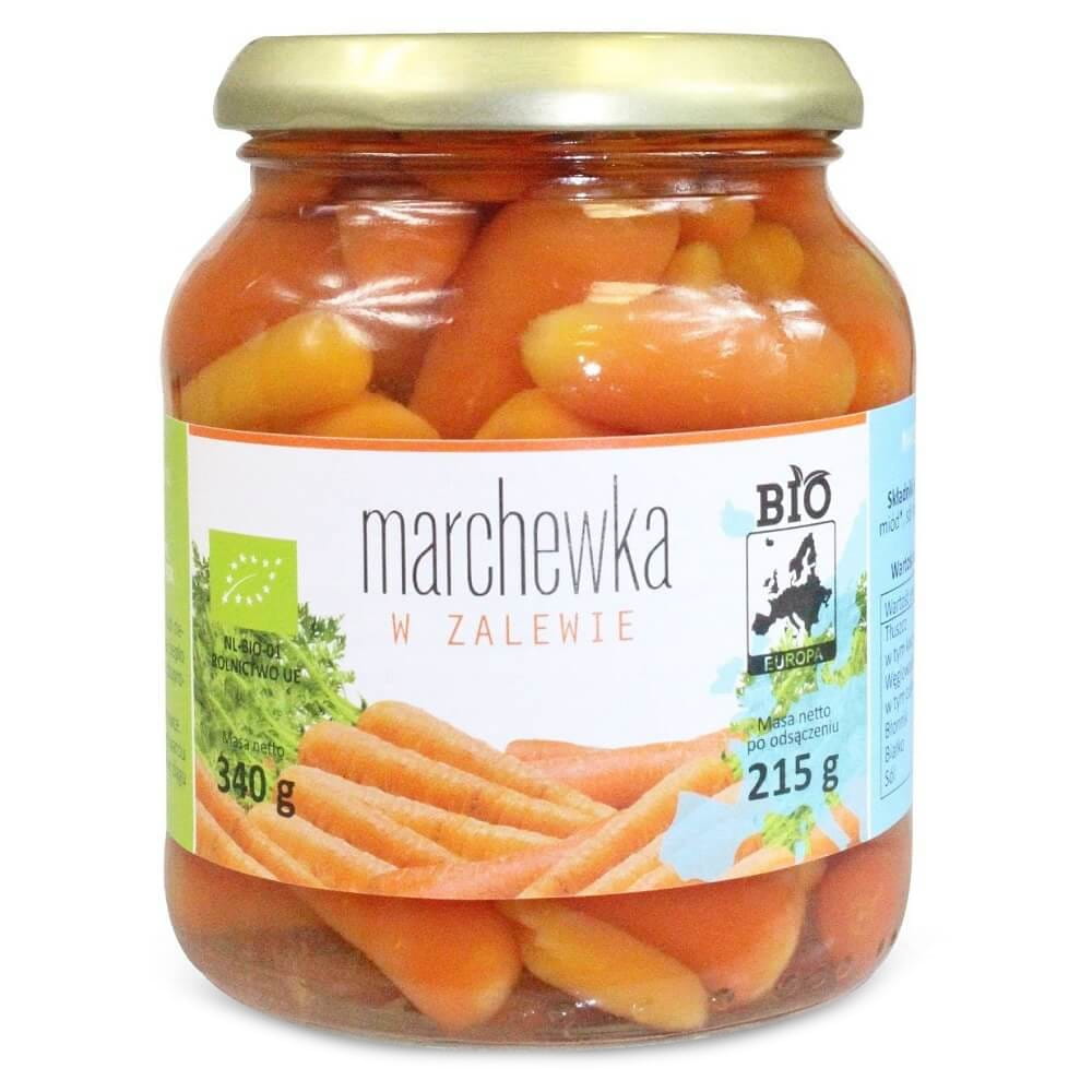 Carottes marinées en bocal BIO 340 g (215 g) - BIO EUROPA
