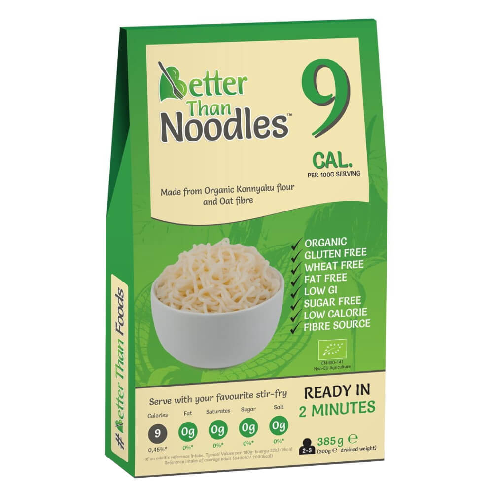 Pâtes aux nouilles de konjac sans gluten BIO 385 g - BETTER THAN FOODS