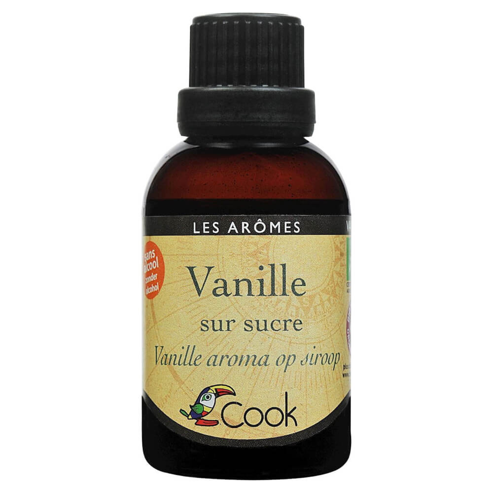Arôme vanille avec sucre sans alcool BIO 45 ml - COOK