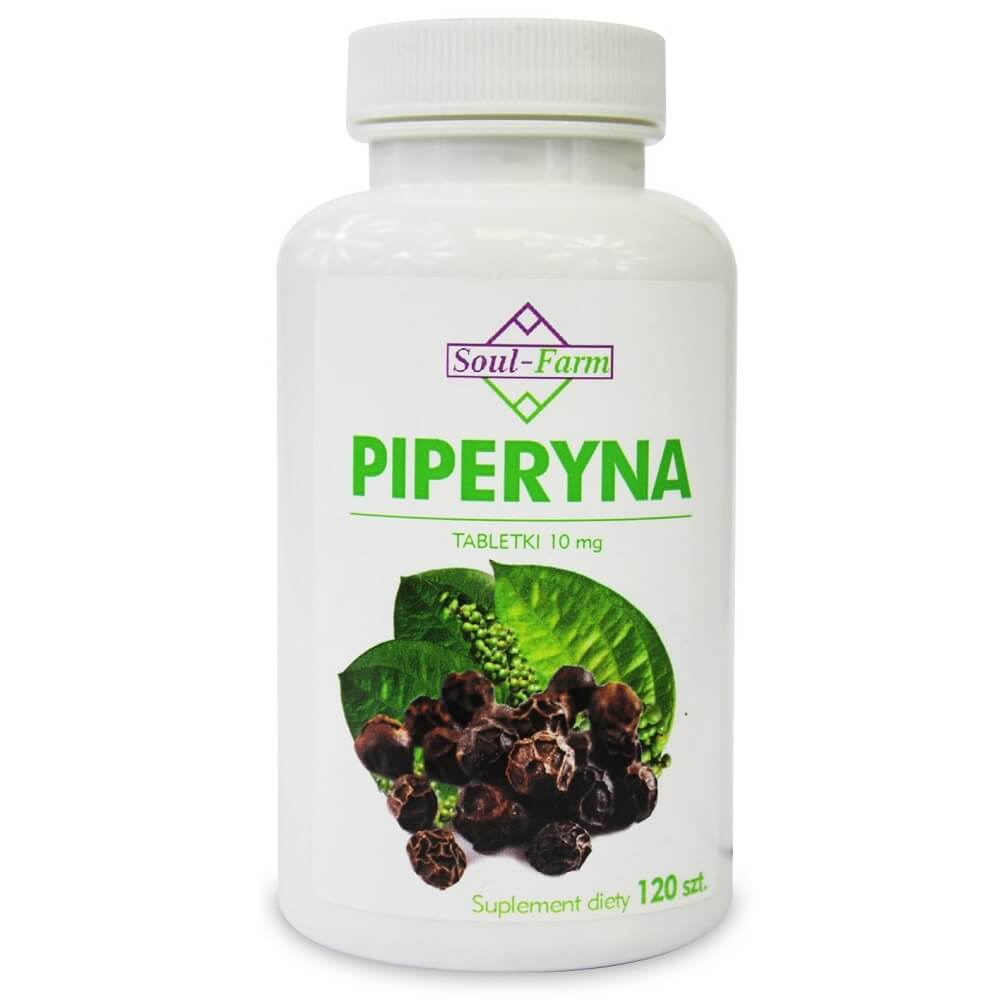 Pipérine 10mg 120 comprimés - SOUL FARM