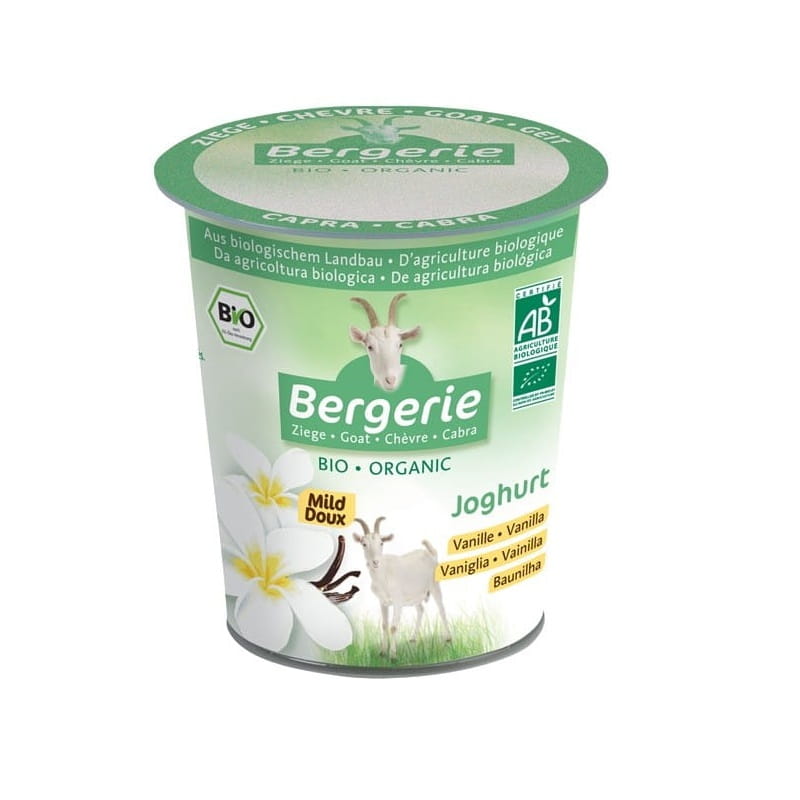 Yaourt de chèvre saveur vanille BIO 125 g - BERGERIE
