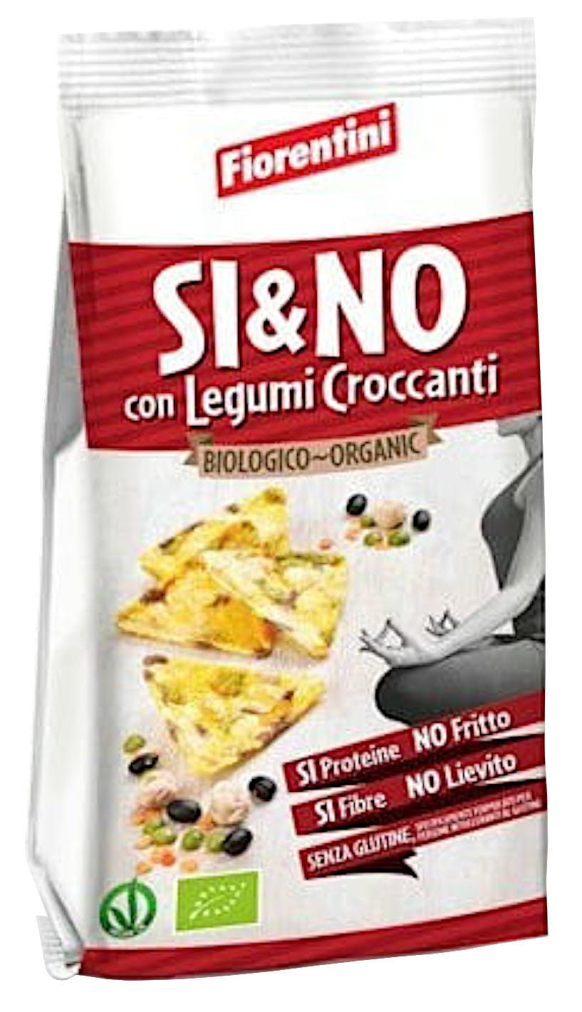 Pyramide de chips de maïs avec mélange de légumineuses sans gluten BIO 80 g - FIORENTINI