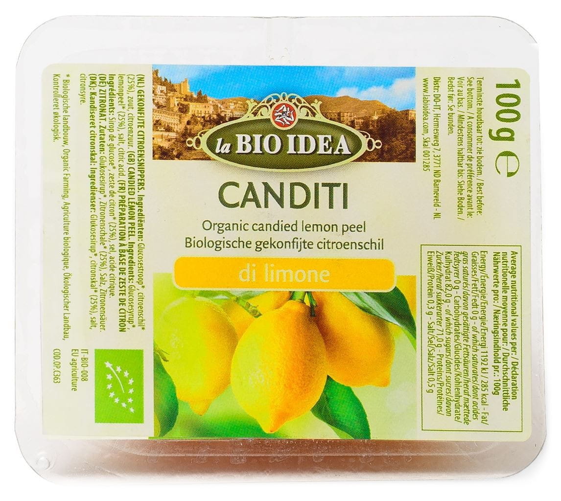 Zeste de citron confit BIO 100 g - LA BIO IDEA
