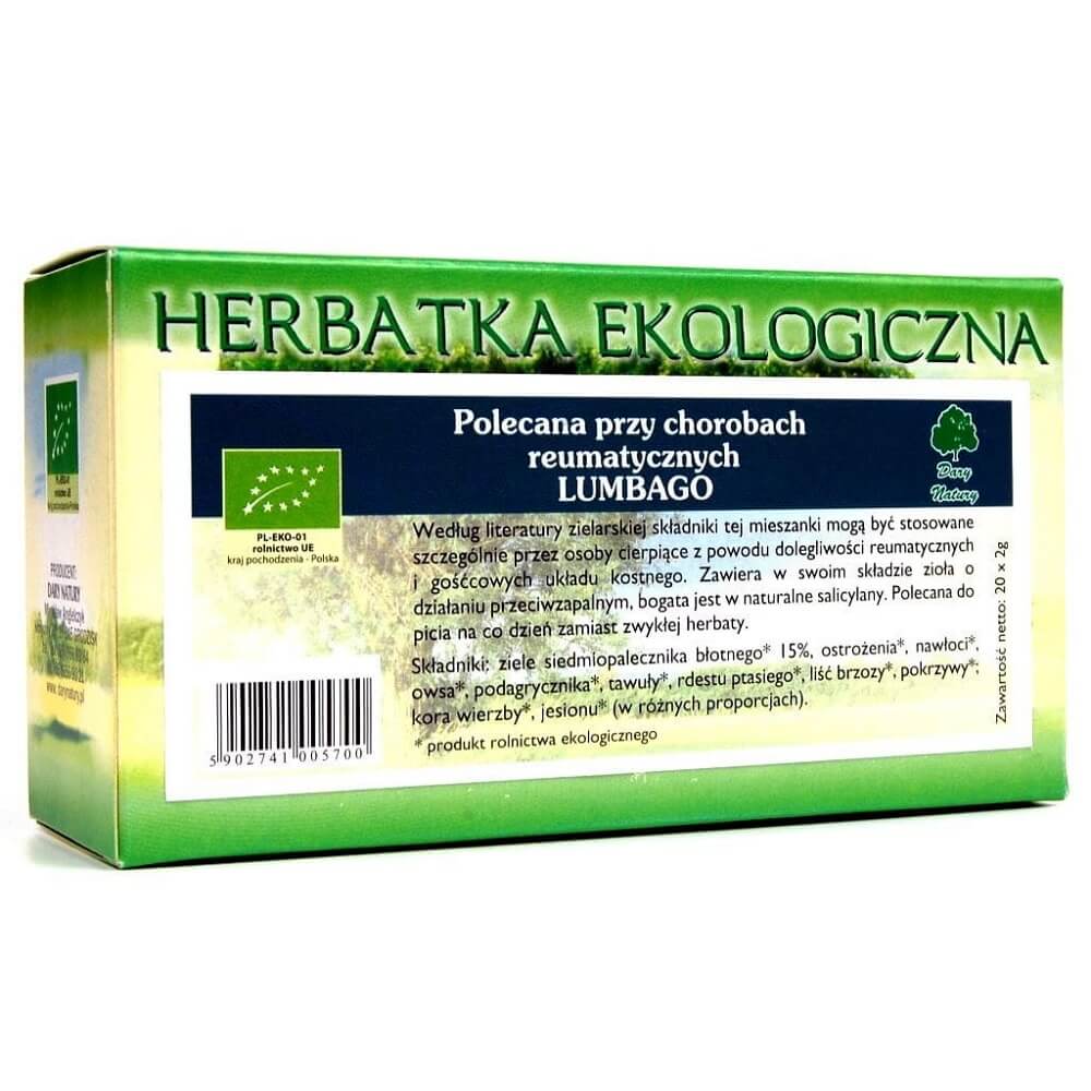 Tisane anti-rhumatismale Lumbago BIO (25 x 2 g) - CADEAUX DE LA NATURE