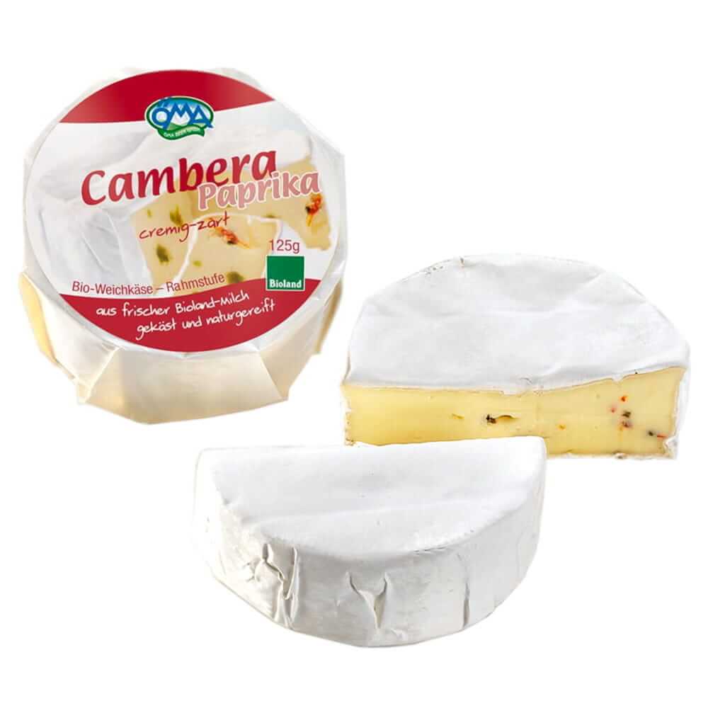 Fromage bleu cambera au paprika BIO 125 g - OMA