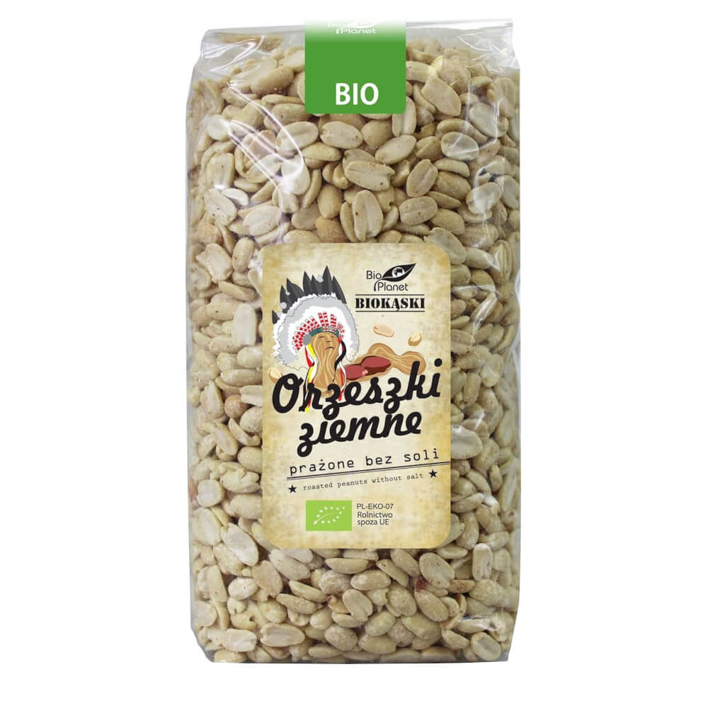 Cacahuètes grillées sans sel BIO 1 kg - BIO PLANET