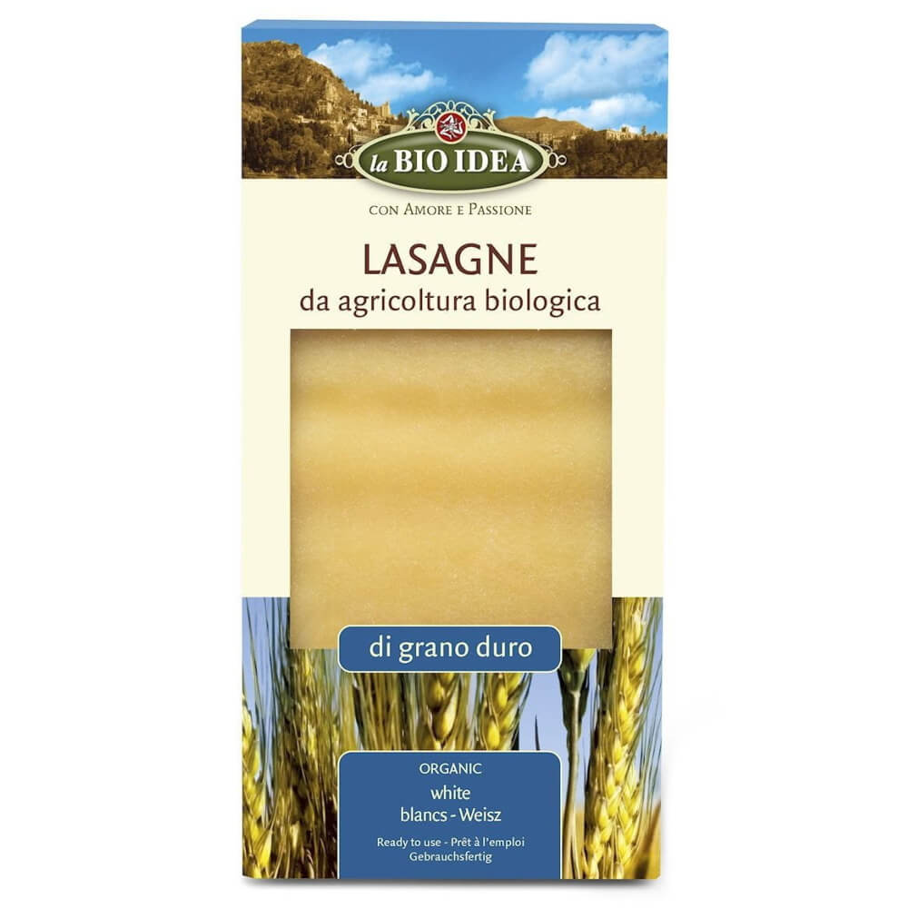 Pâtes (semoule) lasagnes BIO 250 g - LA BIO IDEA