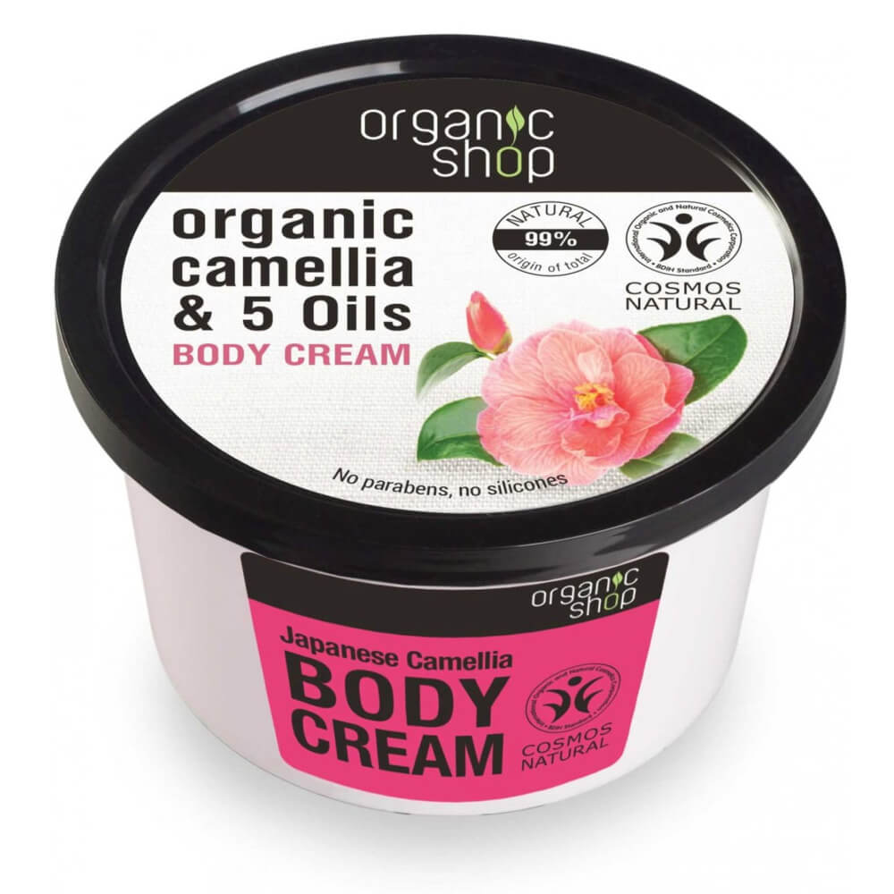 Crème Corporelle Camélia du Japon 250 ml - BOUTIQUE BIO