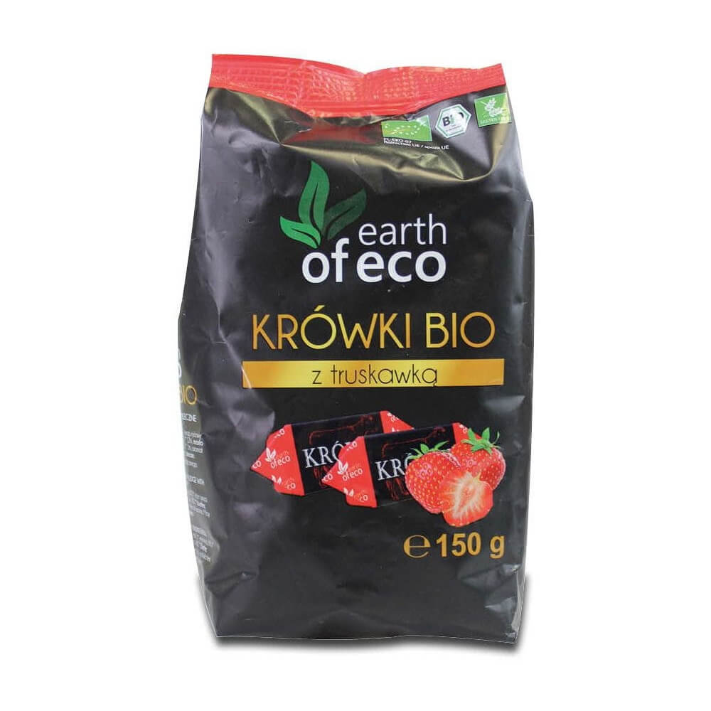 Fudges à la fraise lyophilisée BIO 150 g - EARTH OF ECO