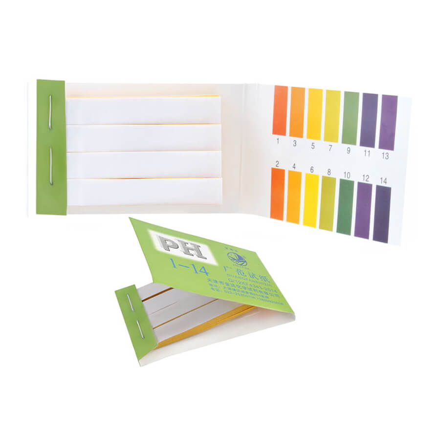 Papiers de tournesol PH 1 - 14 80 pcs / boîte CHEMLAND