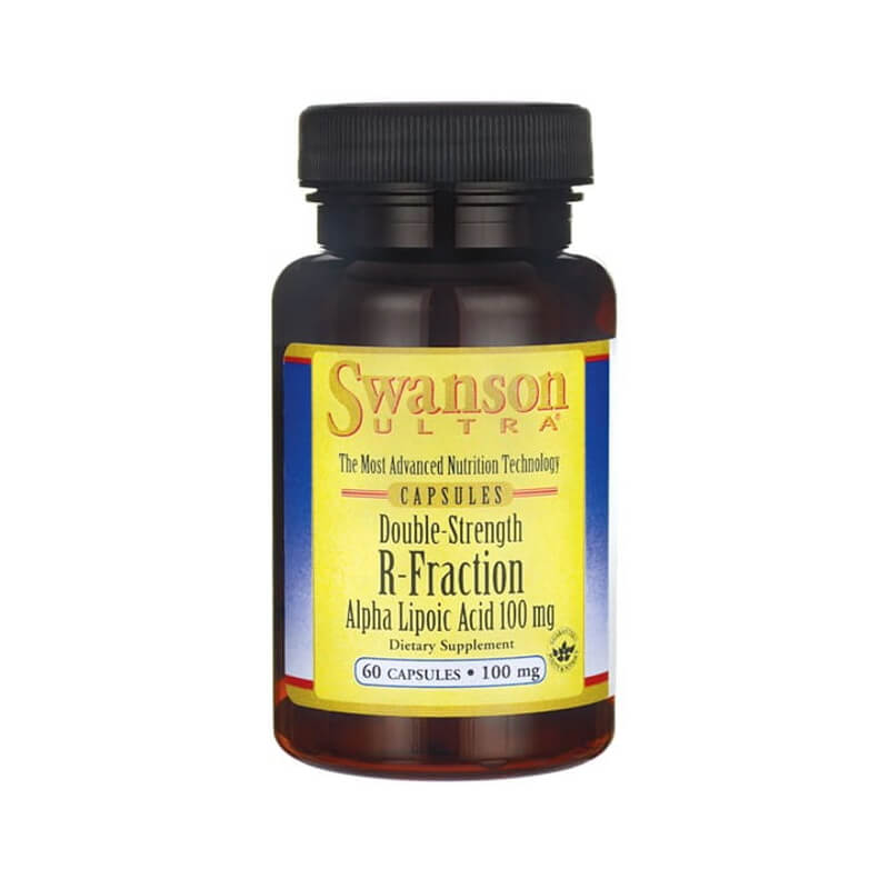 Acide R-ALA acide r-alpha-lipoïque acide r-fraction alpha-lipoïque 100mg 60 gélules SWANSON