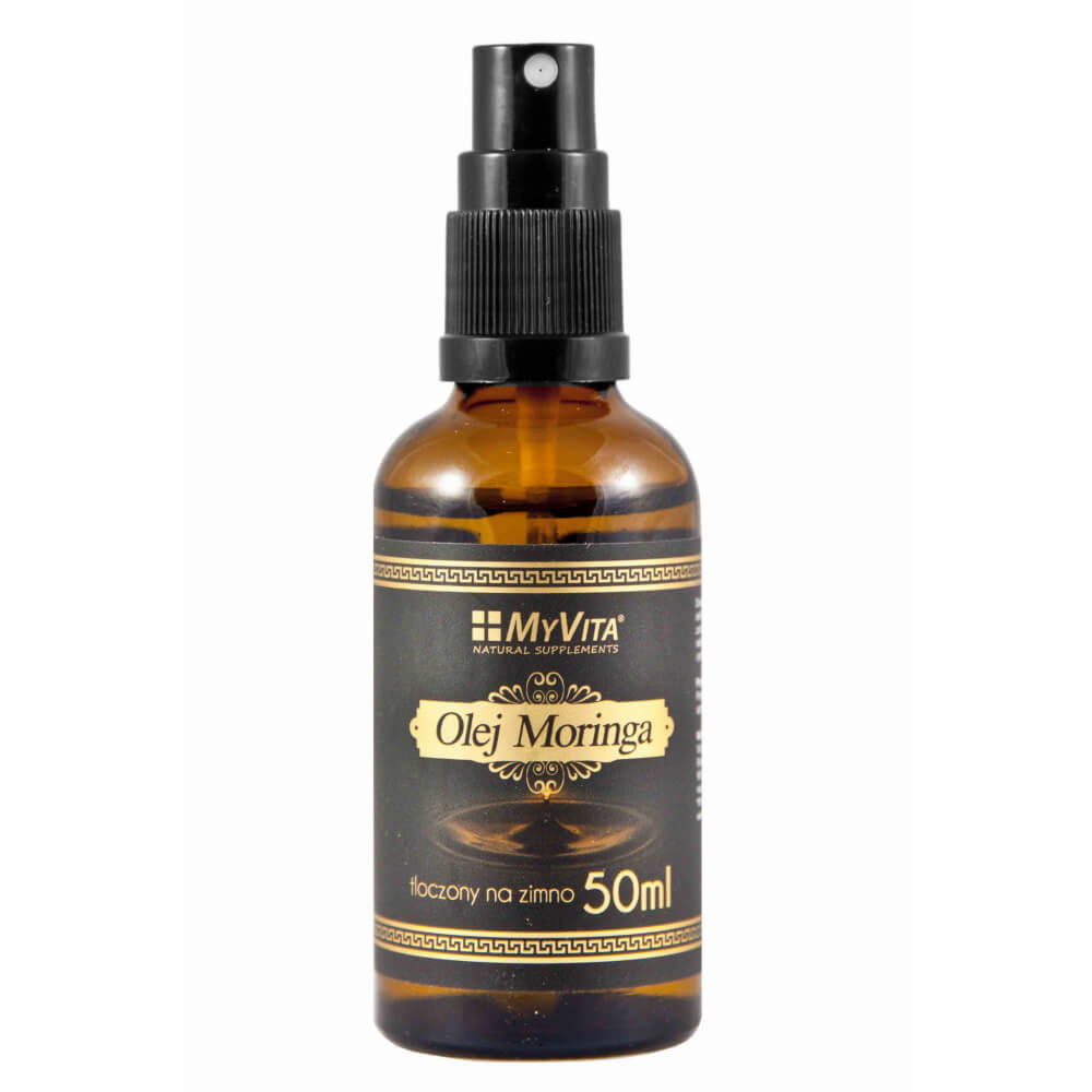 Huile de Moringa 100% non raffinée, pressée à froid 50ml MYVITA