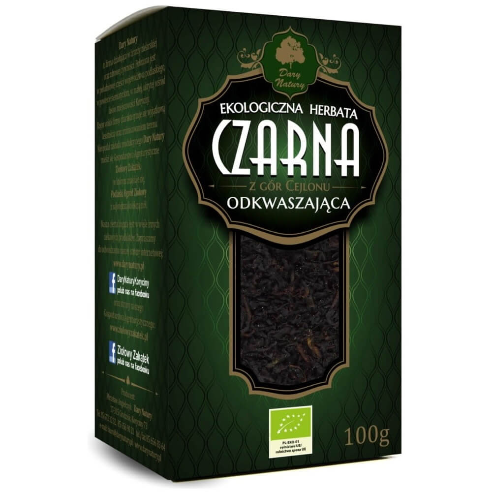 Thé noir en feuilles désacidifiant BIO 100 g - CADEAUX DE LA NATURE