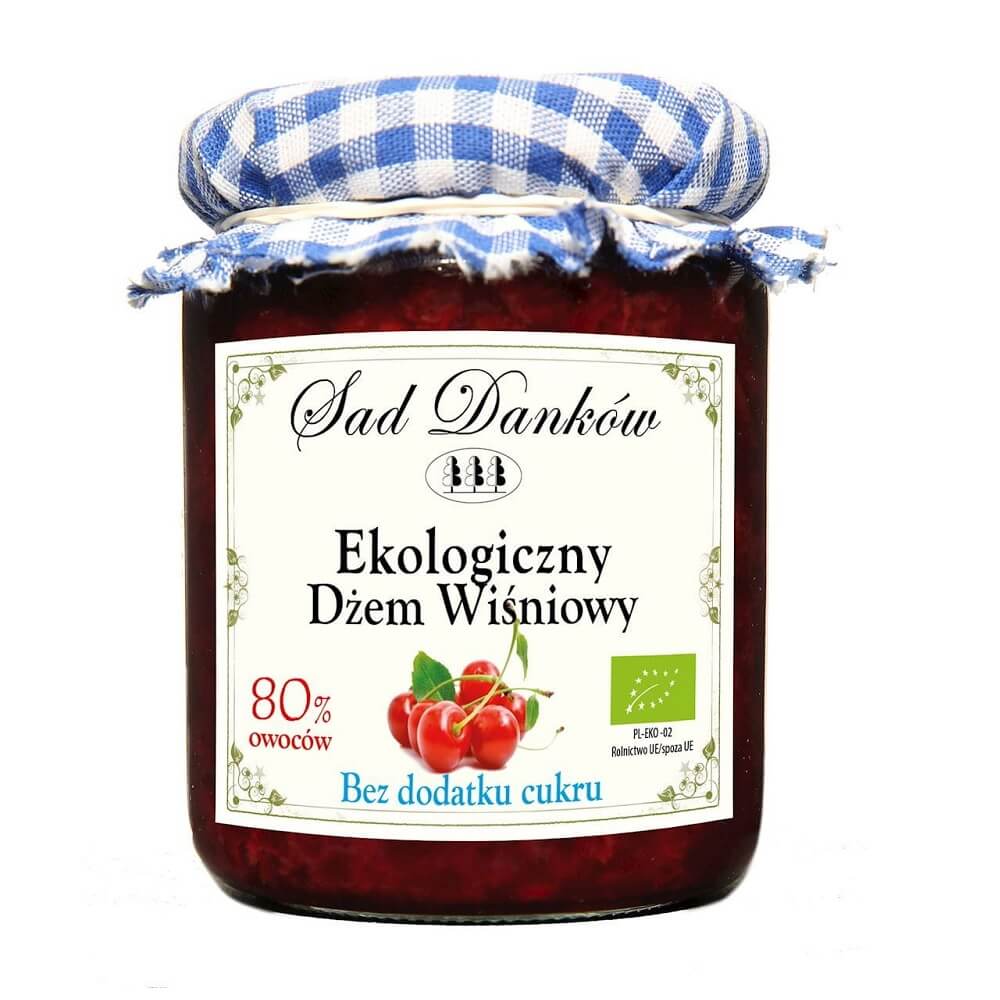 Confiture de cerises sans sucre BIO 260 g - SAD DANKÓW