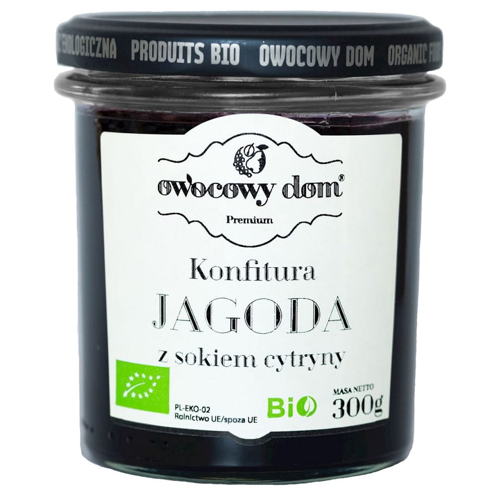 Confiture de baies au jus de citron BIO 300 g - FRUIT HOME