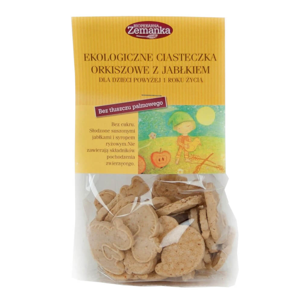 Biscuits à l'épeautre à la pomme BIO 100 g ZEMANKA