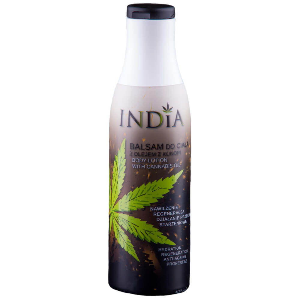 Lotion pour le corps à l'huile de chanvre INDIA COSMETICS