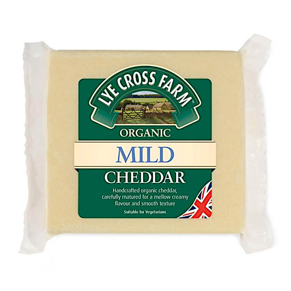Fromage cheddar doux 3 - 5 mois BIO 200 g LYE CROSS FARM