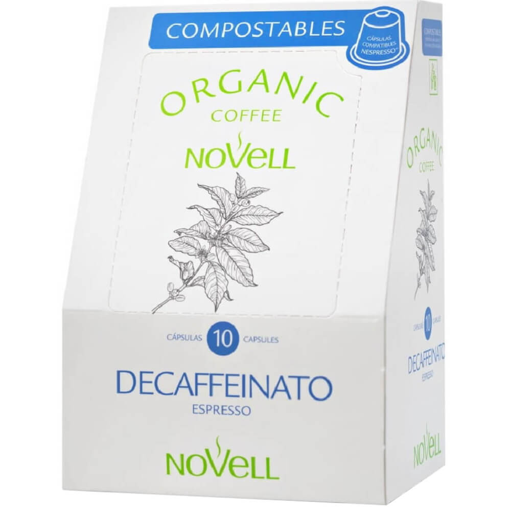 Café décaféiné en capsules BIO 10 x 53 g CAFES NOVELL