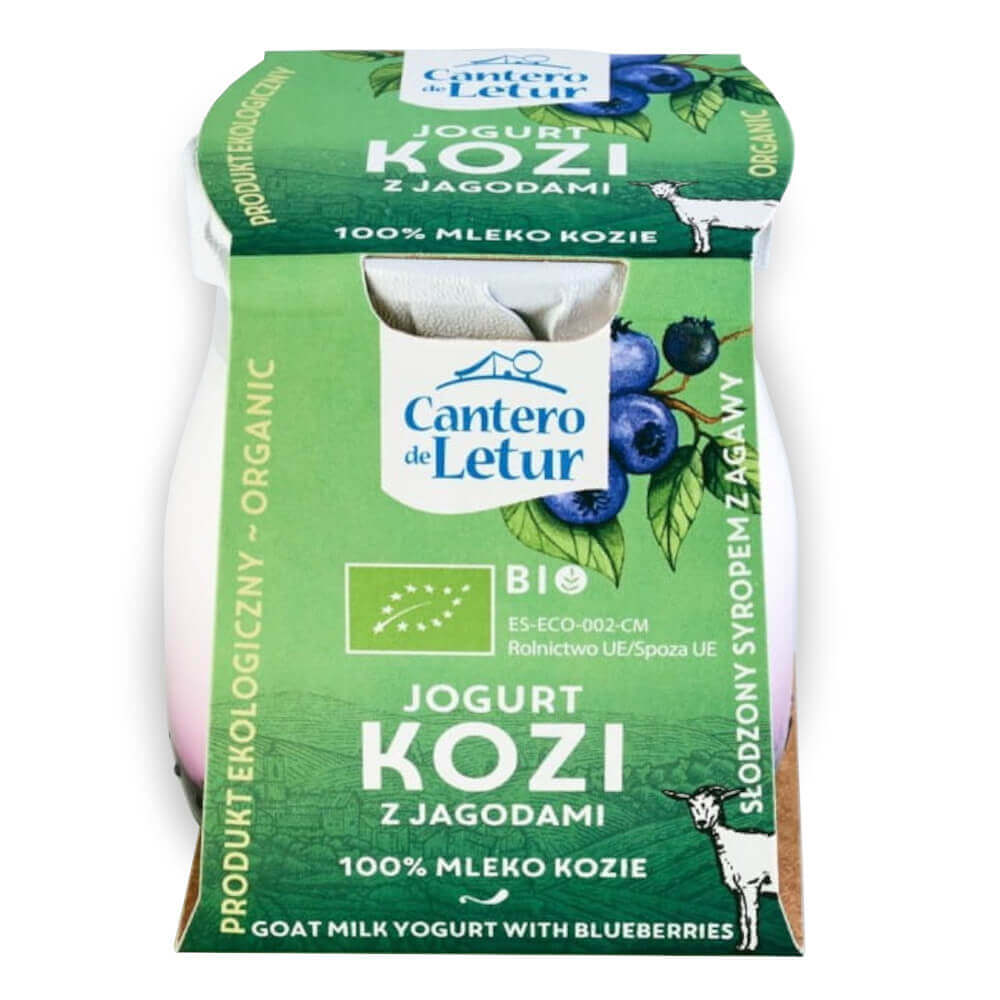 Yaourt de chèvre aux myrtilles BIO 125 g CANTERO DE LETU