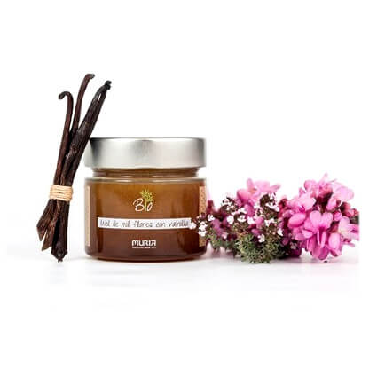 Miel multifleurs à la vanille BIO 250 g - MURIA