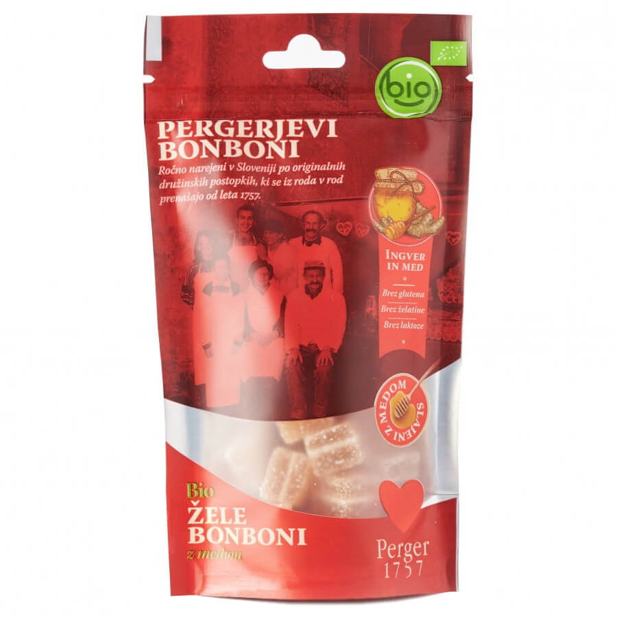Pâtes de sucre saveur gingembre et miel BIO 70 g