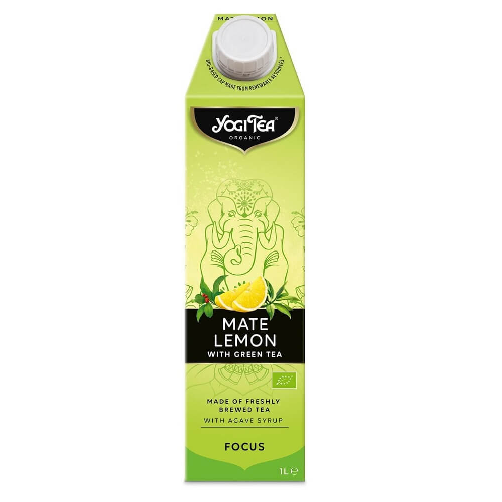 Boisson rafraîchissante Maté - citron au thé vert BIO 1000 ml - YOGI TEA