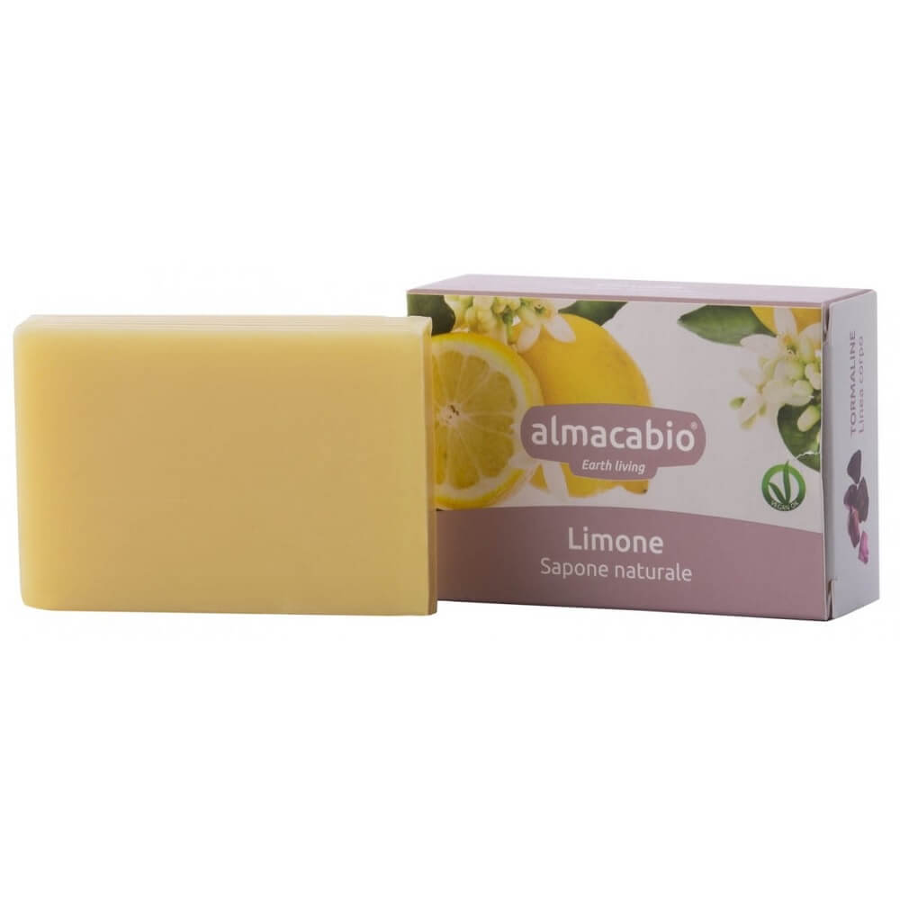 Savon cube citron 100 g - ALMACABIO