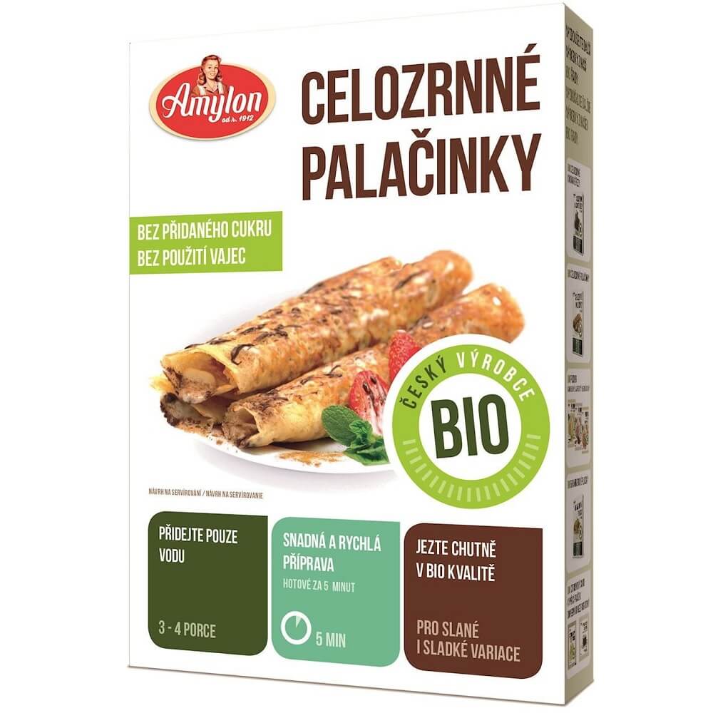 Mélange de crêpes aux grains entiers BIO 250 g - AMYLON