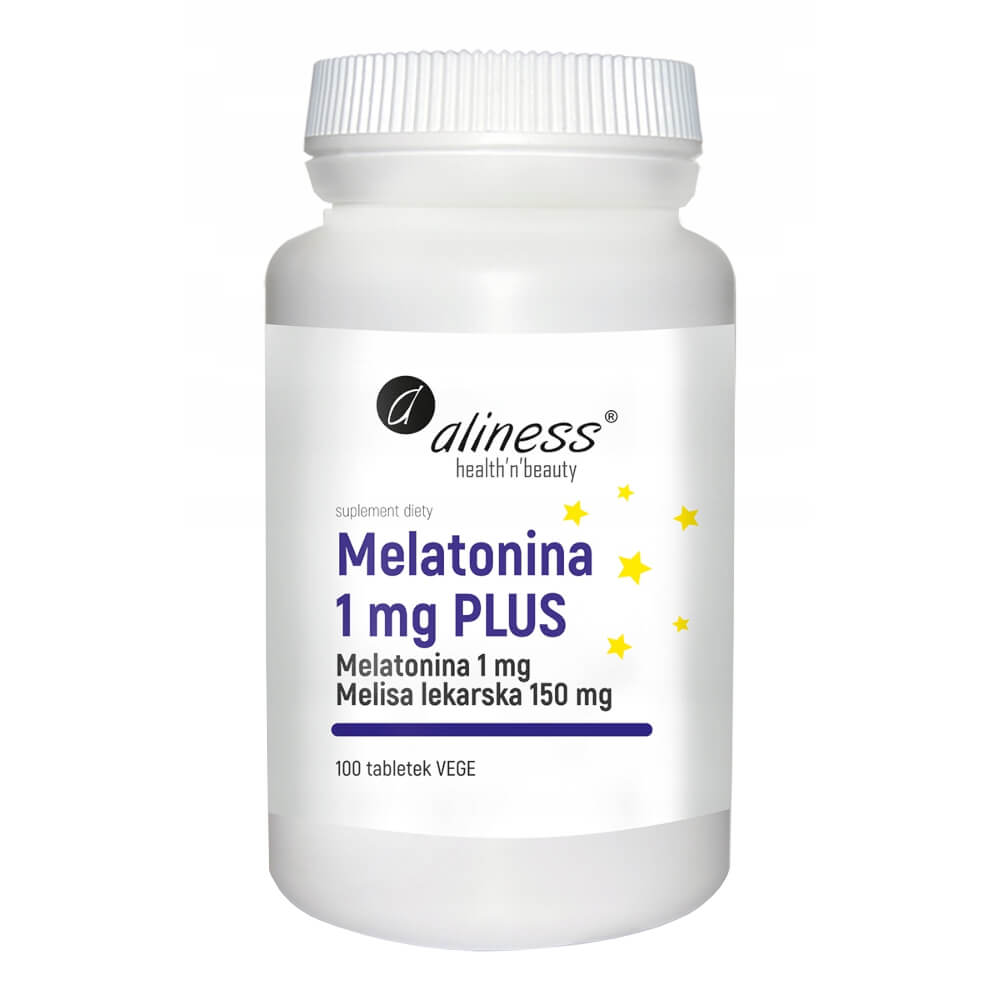 Mélatonine 1mg plus mélisse 150 MG 100 comprimés ALINESS