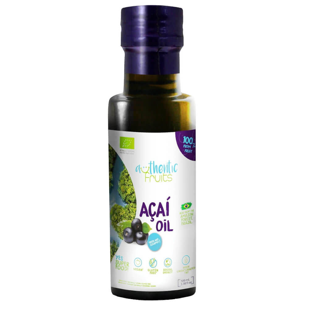Huile d'açai sans gluten BIO 100 ml - FRUITS AUTHENTIQUES
