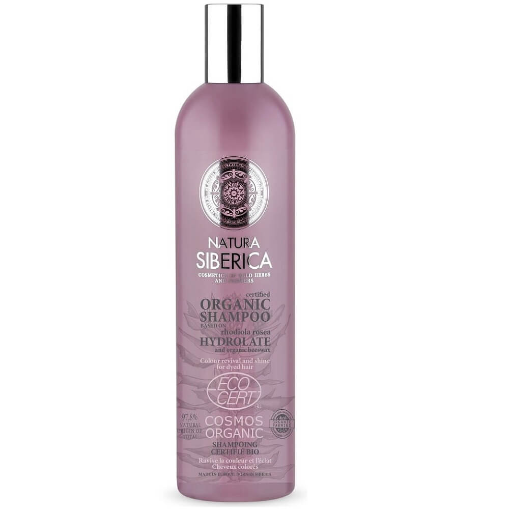 Shampooing pour cheveux colorés et abîmés, protection et brillance 400 ml - NATURA SIBERICA