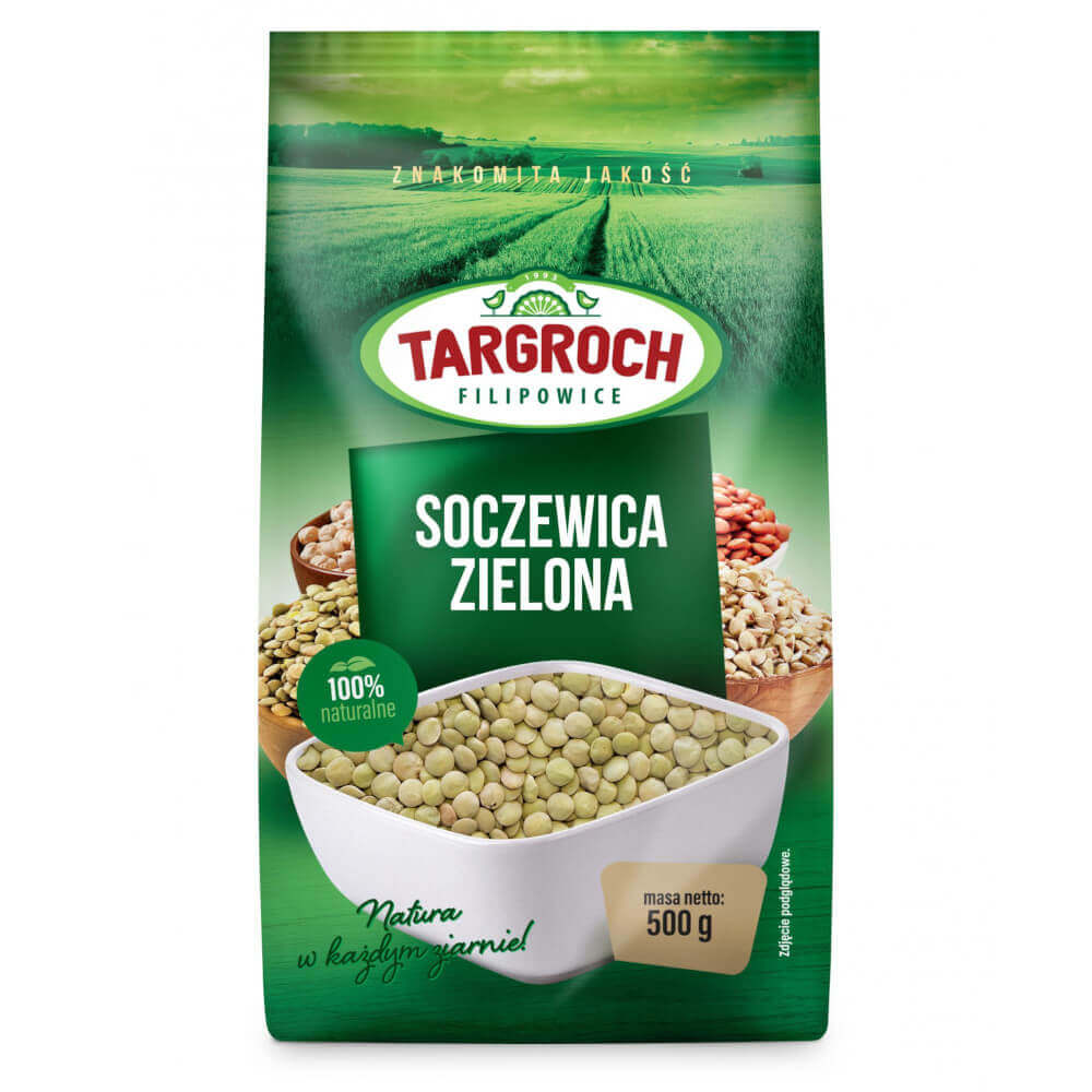 Lentilles vertes grain 500g TARGROCH
