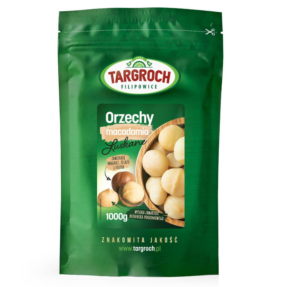 Noix de macadamia décortiquées 1000g TARGROCH