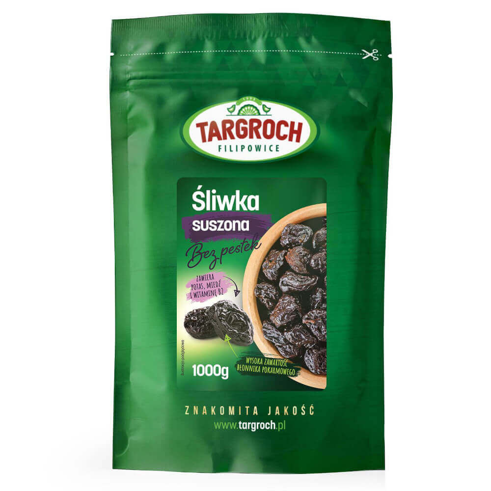 Prune séchée sans noyaux 1000g TARGROCH