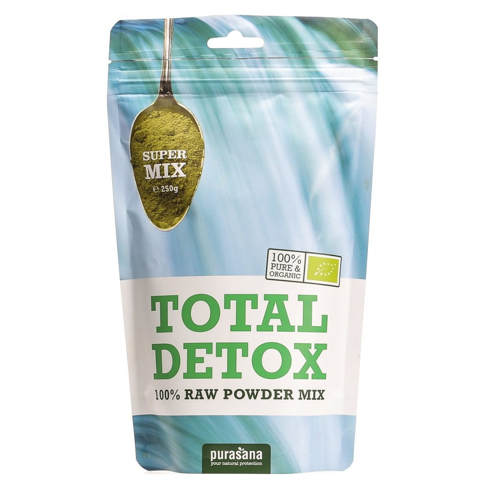 Mélange superaliment détox total sans lactose sans gluten BIO 250 g - PURASANA