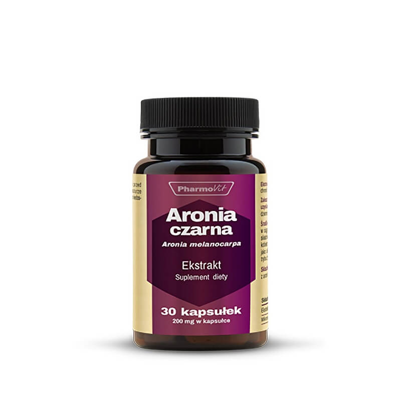 Aronia noir Aronia melanocarpa 20 : 1 extrait 200 mg 30 gélules PHARMOVIT